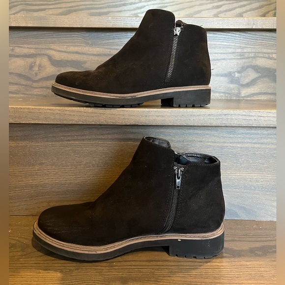 Esprit Saige Bootie in Black Suede Size 8 - Picture 4 of 11